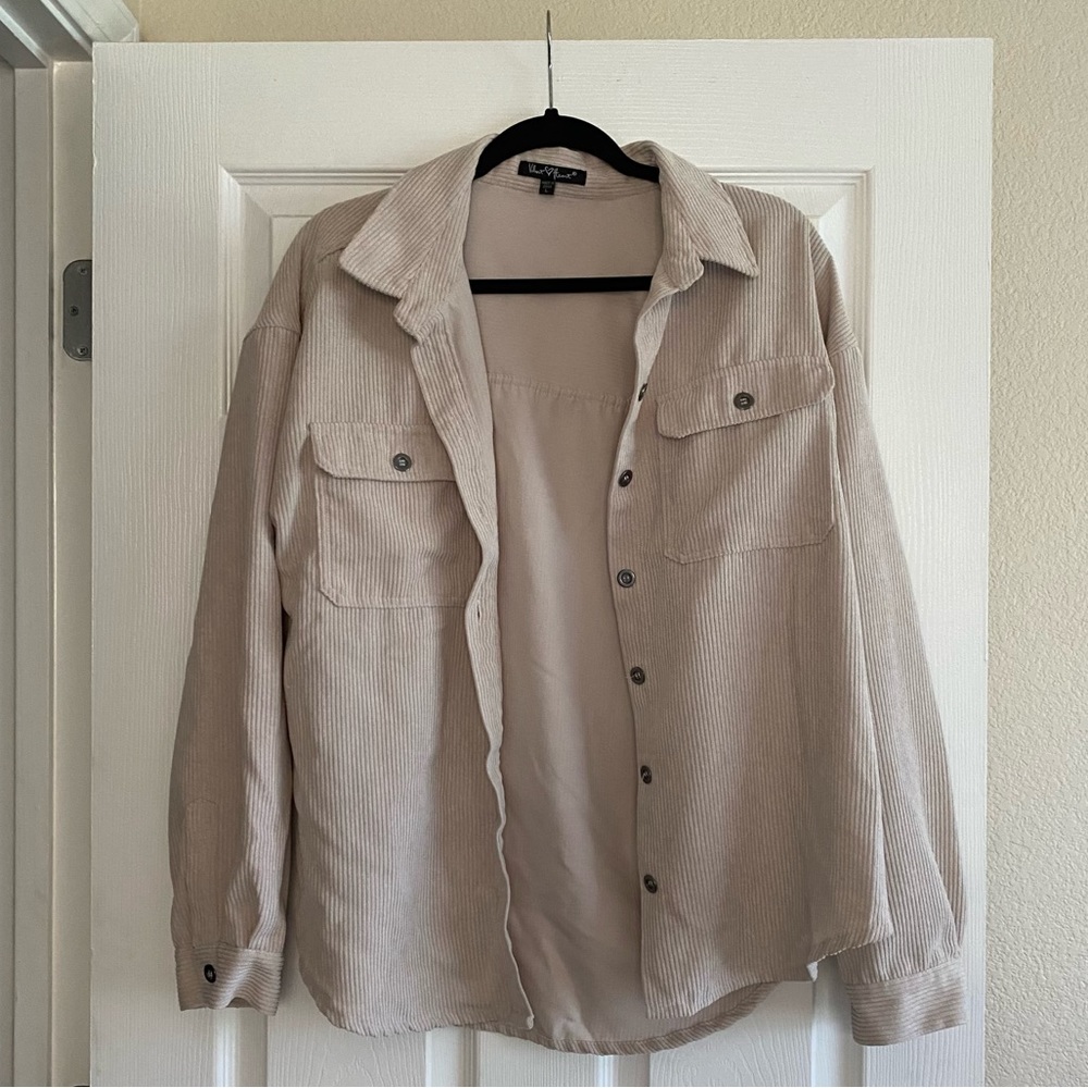 Corduroy button up